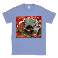 Colony Blue christmas heifer cow  gnomies Classic Tee - CowGirlArtShop
