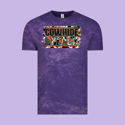 Cowhide Is The New Black Vintage Tee Designed By Jasminsmagicworld