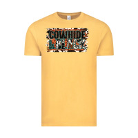 Vintage Mustard Cowhide is the New Black Vintage Tee - Jasminsmagicworld
