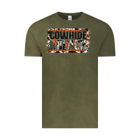 Vintage Olive Cowhide is the New Black Vintage Tee - Jasminsmagicworld
