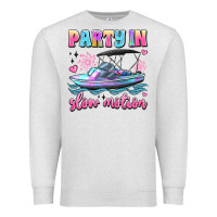 Oatmeal Heather party in slow motion Premium Sweatshirt - JahusDesignShop