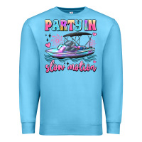 Ocean Blue party in slow motion Premium Sweatshirt - JahusDesignShop