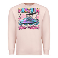 Pale Pink party in slow motion Premium Sweatshirt - JahusDesignShop
