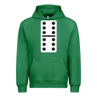 Emerald double six dominoes tshirt halloween costume 6 6 domino game t shirt Urban Hoodie - baoMotion