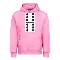 Fuchsia Pink double six dominoes tshirt halloween costume 6 6 domino game t shirt Urban Hoodie - baoMotion