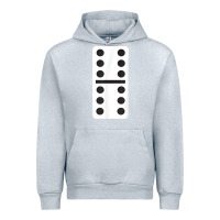Heather Grey double six dominoes tshirt halloween costume 6 6 domino game t shirt Urban Hoodie - baoMotion