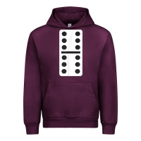 Mauve Wine double six dominoes tshirt halloween costume 6 6 domino game t shirt Urban Hoodie - baoMotion
