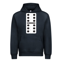 Navy double six dominoes tshirt halloween costume 6 6 domino game t shirt Urban Hoodie - baoMotion