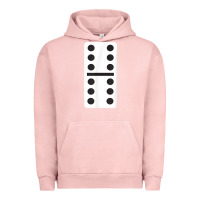 Pigment Salmon double six dominoes tshirt halloween costume 6 6 domino game t shirt Urban Hoodie - baoMotion