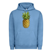 Pigment Pebble Blue pineapple Urban Hoodie - JahusDesignShop