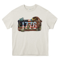 Eat. 1776 Eagle 4th Of July Heavy Core Tee | Teevron