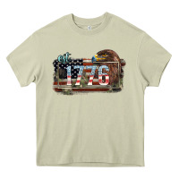 Mossy Eat. 1776 eagle 4th of july Heavy Core Tee - HowdyJamesFarm