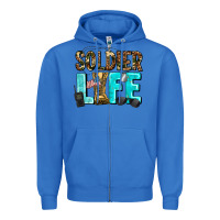 True Royal soldier  life Zipper Hoodie - AdoDesignShop