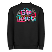 Black go race Heavyweight Sweatshirt - AdoDesignShop