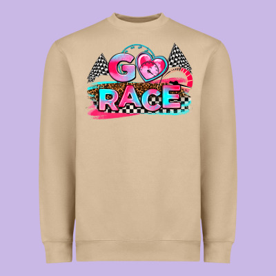 Go Race Heavyweight Sweatshirt Designed By Adodesignshop