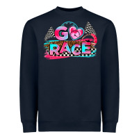 Navy go race Heavyweight Sweatshirt - AdoDesignShop
