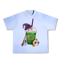 Grape Ice Halloween Spooky Pumpkins Frappe Urban Heavy Tee - FaDigitalArtStudio