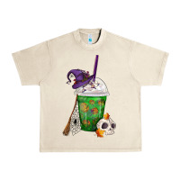 Sandshell Halloween Spooky Pumpkins Frappe Urban Heavy Tee - FaDigitalArtStudio