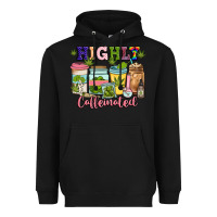 Black highly caffeinated Heavyweight Hoodie - JahusDesignShop