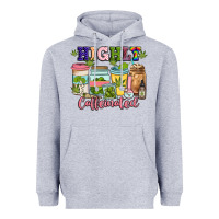 Heather Grey highly caffeinated Heavyweight Hoodie - JahusDesignShop