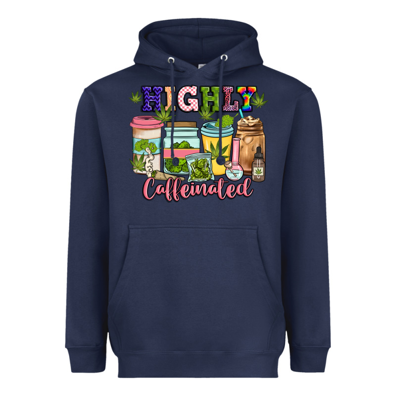 Highly Caffeinated Heavyweight Hoodie by JahusDesignShop | Teevron