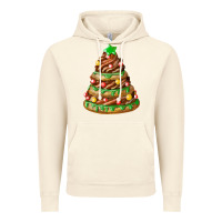 Vintage Artic chocolate christmas cookie cake Vintage Hoodie - FaDigitalArtStudio