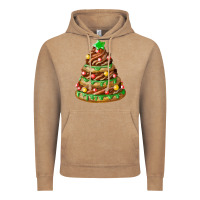 Vintage Coffee chocolate christmas cookie cake Vintage Hoodie - FaDigitalArtStudio