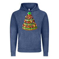 Vintage Denim chocolate christmas cookie cake Vintage Hoodie - FaDigitalArtStudio