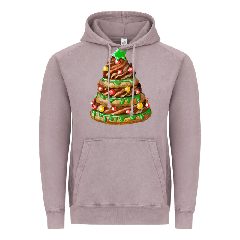 Chocolate Christmas Cookie Cake Vintage Hoodie by FaDigitalArtStudio | Teevron