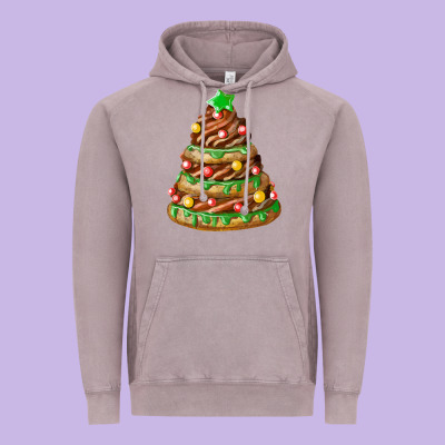 Chocolate Christmas Cookie Cake Vintage Hoodie Designed By Fadigitalartstudio