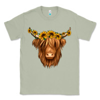 Matcha sunflower headband highland cow Classic Tee - Jasminsmagicworld