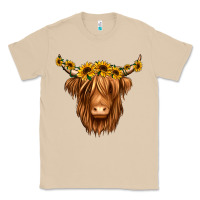 Mushroom sunflower headband highland cow Classic Tee - Jasminsmagicworld