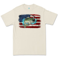 Bone American Flag Fish Premium Tee - Jasminsmagicworld