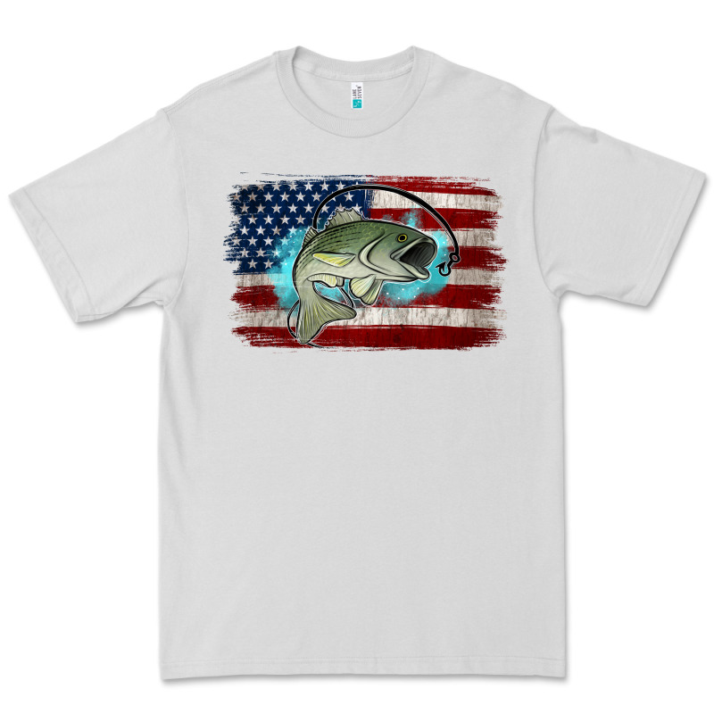 American Flag Fish Premium Tee by Jasminsmagicworld | Teevron