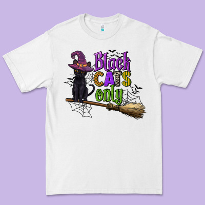 Black Cats Only Premium Tee Designed By Cowgirlartshop