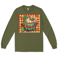 Army Green blessed tumbler Long Sleeve Tee - BundleAndBundleShop