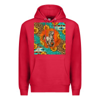 Cardinal western percheron horse Premium Hoodie - LillyAllenDesigns