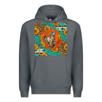 Rock western percheron horse Premium Hoodie - LillyAllenDesigns