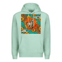 Seafoam western percheron horse Premium Hoodie - LillyAllenDesigns