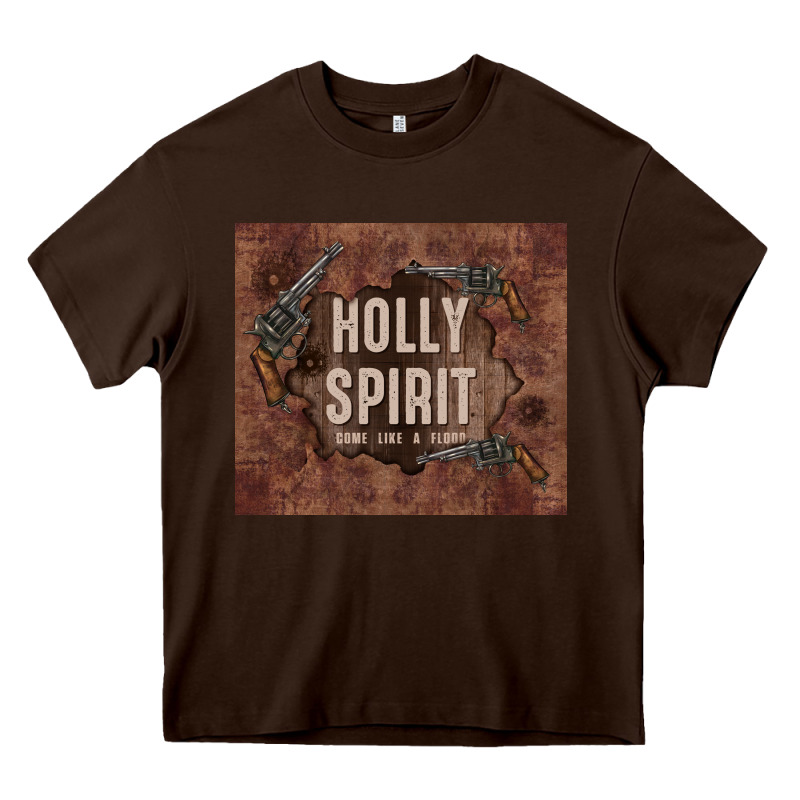 Holly Spirit Come Like A Flood Heavy Core Tee by TumblerDesignByShophia | Teevron