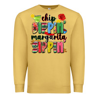 Antique Gold chip dippin' margarita sippin' Premium Sweatshirt - JahusDesignShop