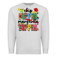 Dove Grey chip dippin' margarita sippin' Premium Sweatshirt - JahusDesignShop