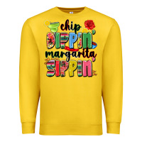 Chip Dippin' Margarita Sippin' Premium Sweatshirt | Teevron
