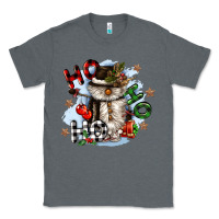 Charcoal Heather ho ho ho snowman gnome Classic Tee - CowGirlArtShop