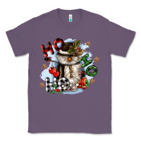 Lavender ho ho ho snowman gnome Classic Tee - CowGirlArtShop