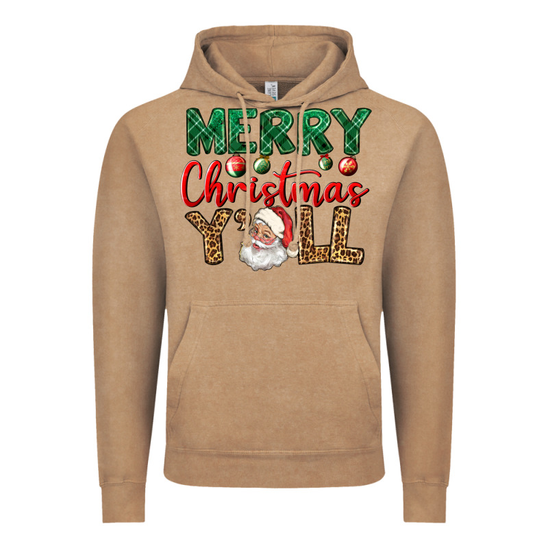 Merry Christmas Y'all Vintage Hoodie by BundleAndBundleShop | Teevron