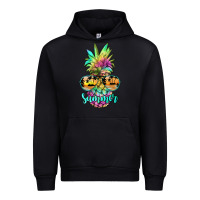 Black tie dye pineapple, summer Urban Hoodie - JahusDesignShop
