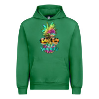 Emerald tie dye pineapple, summer Urban Hoodie - JahusDesignShop