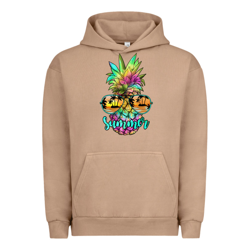 Tie Dye Pineapple, Summer Urban Hoodie by JahusDesignShop | Teevron