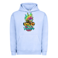 Pigment Grape Ice tie dye pineapple, summer Urban Hoodie - JahusDesignShop